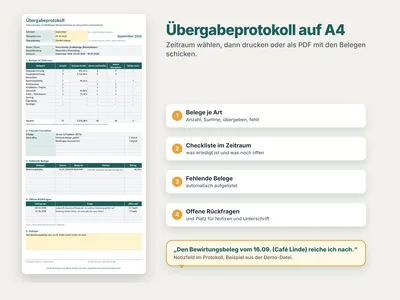Beispielansicht: Übergeben