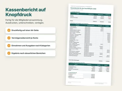Beispielansicht: Berichte