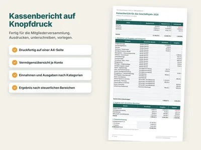 Beispielansicht: Berichte